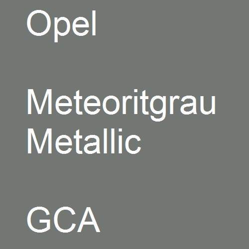 Opel, Meteoritgrau Metallic, GCA.